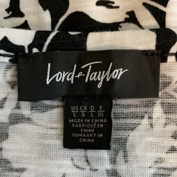 LORD And Taylor Floral Print Layered Front Sleeveless Tank Size Large. - Picture 9 of 10